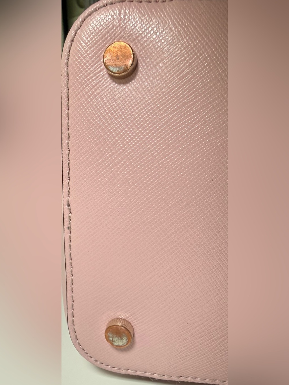 kate spade Pink Saffiano Leather Tote with Front Zip Pocket - Picture 10 of 15